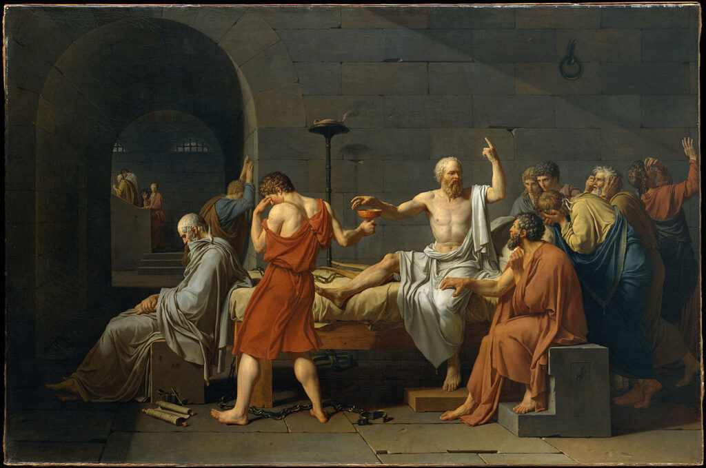 La muerte de Sócrates.¿Qué es la contracultura? - Revista Enredarte
