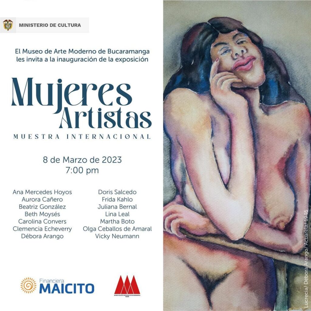 Mujeres Artistas, Muestra Internacional. Frida Kahlo llega al Museo de Arte Moderno de Bucaramanga en un homenaje a mujeres artistas - Revista Enredarte