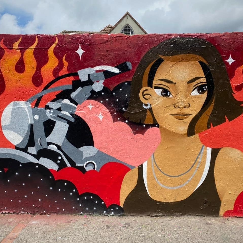Mugre Diamante. Bucaramanga se parcha con grafiti y cumbias en el festival “La Comuna 14 está aquí”
