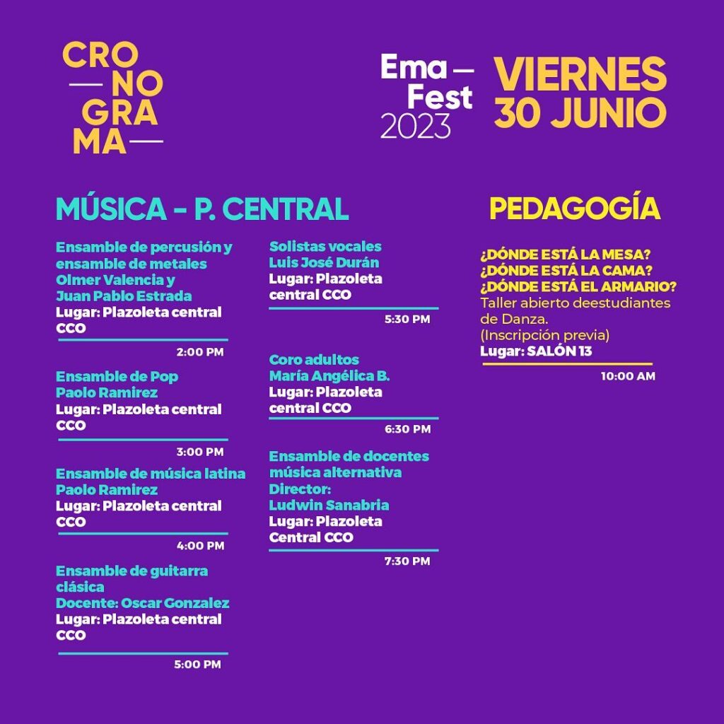 Vive el EMA FEST 2023, el Festival de las Artes de Bucaramanga - Revista Enredarte 2
