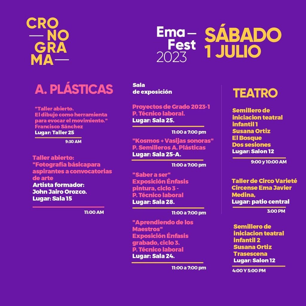Vive el EMA FEST 2023, el Festival de las Artes de Bucaramanga - Revista Enredarte 4