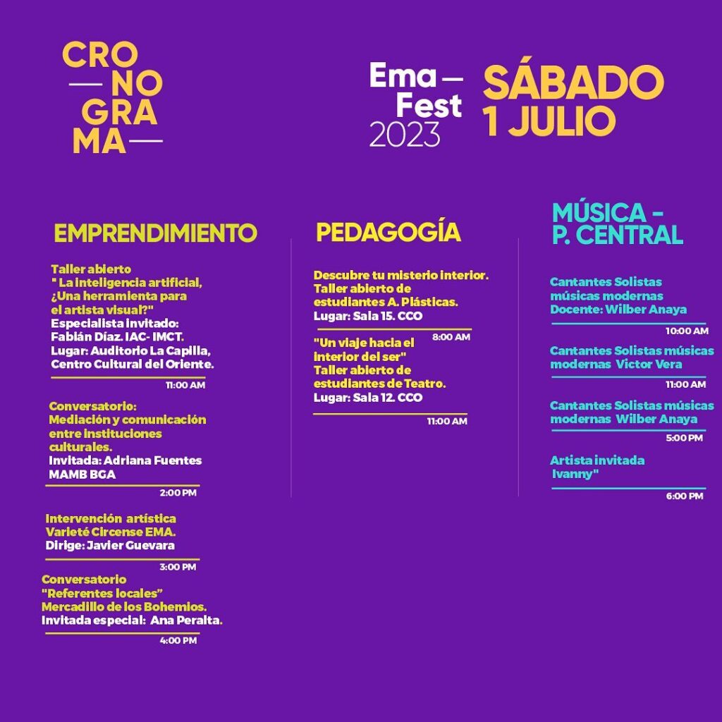 Vive el EMA FEST 2023, el Festival de las Artes de Bucaramanga - Revista Enredarte 5